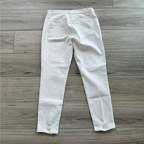 J Brand Sadey Slim Straight White Jeans - Picture 2 of 4